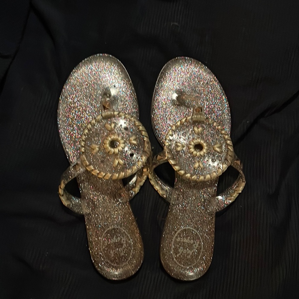 Jack Roger Sparkly Jelly Sandals
